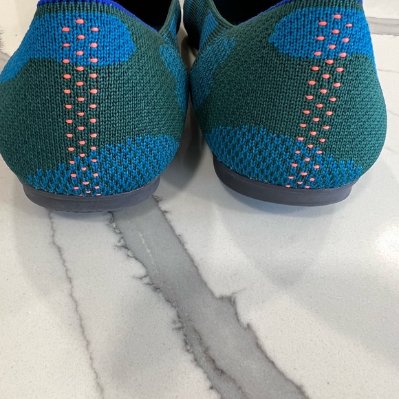 Rothy’s Teal Camoflauge Loafers - Picture 3 of 5